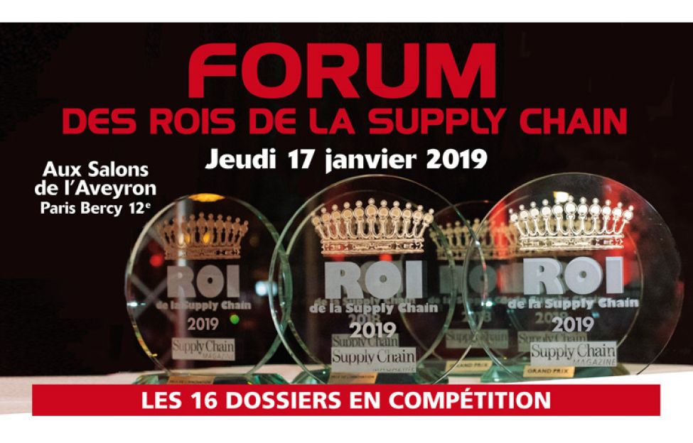 Le Forum des Rois de la Supply Chain aura lieu le 17 janvier prochain aux Salons de l'Aveyron