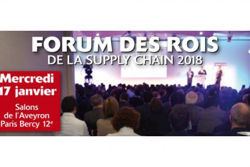 Le Forum des Rois de la Supply Chain aura lieu le 17 janvier 2018 à Paris Bercy