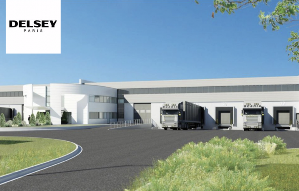 Entrepôt France : DELSEY déménage sa logistique sur une plate-forme dernière génération à Survilliers (95)