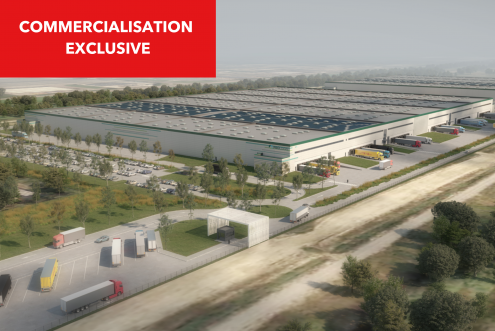 Commercialisation exclusive - LE HAVRE / Parc logistique du Pont de Normandie 3 - 75 000 + 50 000 m²