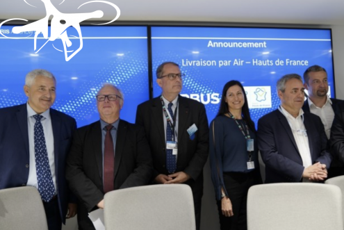 AIRBUS ET LA REGION HAUTS-DE-FRANCE ETUDIENT LA LIVRAISON PAR DRONE